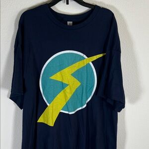 Meet the Robinson Wilbur Lightning Bolt Graphic Tee Size XL